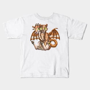 Chimera Cubs: Strawberry Leopard Kids T-Shirt